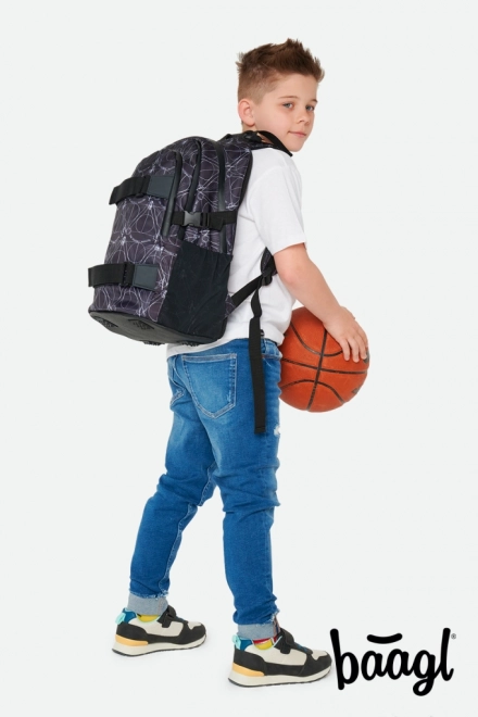 BAAGL 3 SET Skate Harry Potter Relikvije smrti: ruksak, etui, vrećica