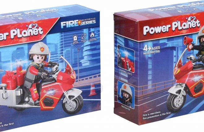 Figurica Vatrogasac Na Motoru Set