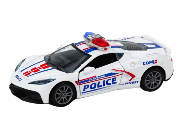 Metalni policijski auto 1:32 Drive Mix