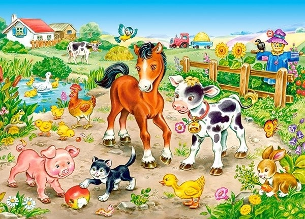 Puzzle 120 dijelova Na farmi