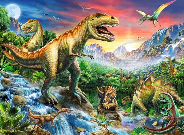 Ravensburger puzzle Dinosaurov v1ek 100 dijelova