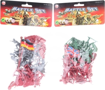 Plastični vojnici u vrećici – dva seta u boji