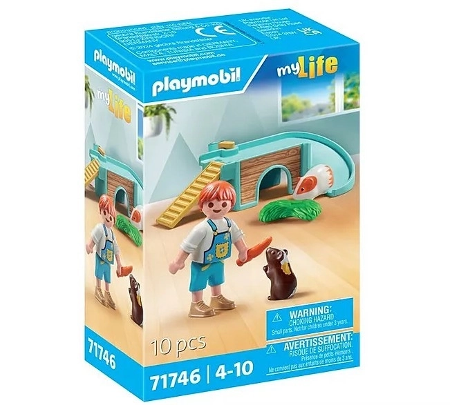 Set figurica My Life dječak sa zamorcima