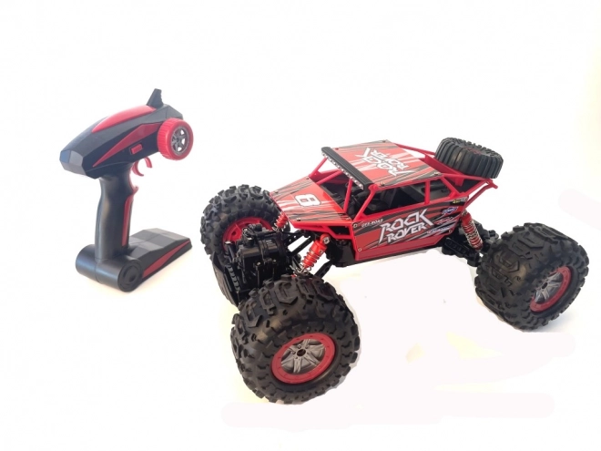 Crveni amfibijski RC auto