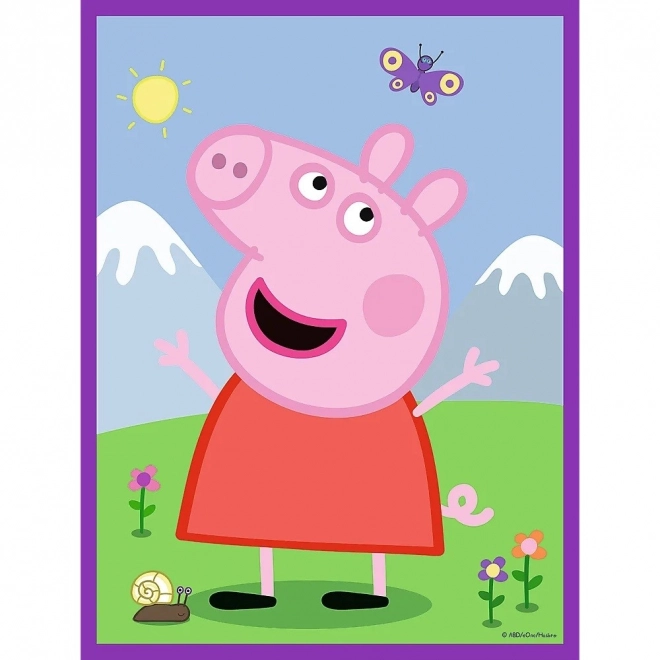 Baby MAXI 2x10 dijelova slagalice Veseli dan Peppa, Prase Peppa
