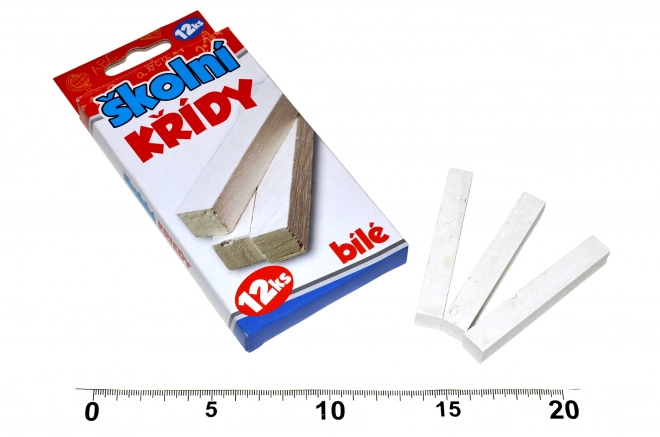 Školske bijele krede 12 kom