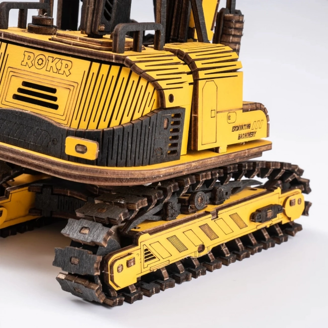 RoboTime drvene 3D puzzle - Bager