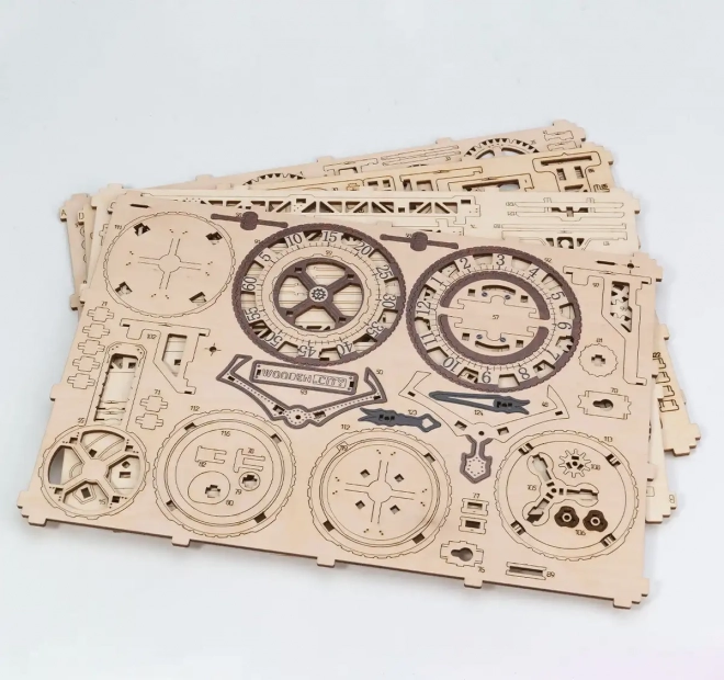 WOODEN CITY 3D slagalica Steampunk zidni sat 269 dijelova