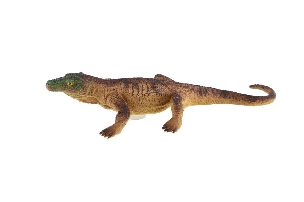 Životinjica gušter s gumom i vakuumom 22cm