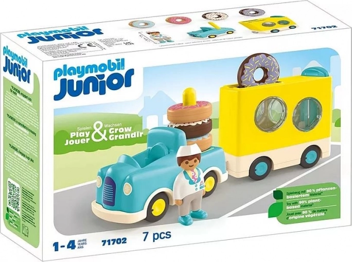 Playmobil 1.2.3 ludi kamion s krafnama za slaganje i sortiranje