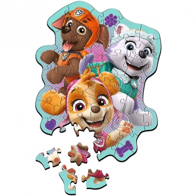 Drvene puzzle Psići u ophodnji 50 dijelova