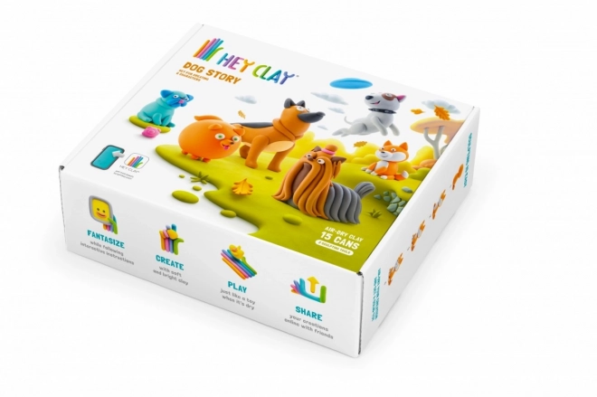 Hey Clay: Priča o psima - set za modeliranje