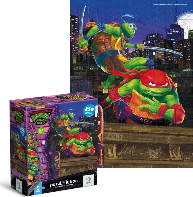 DODO Puzzle Nindža Kornjače: Leonardo i Rafaelo 250 dijelova