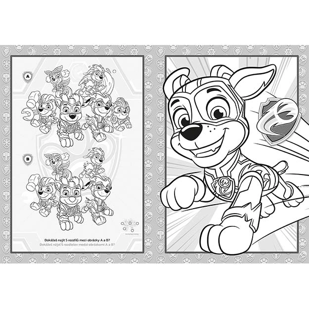 Bojanka A4 Paw Patrol