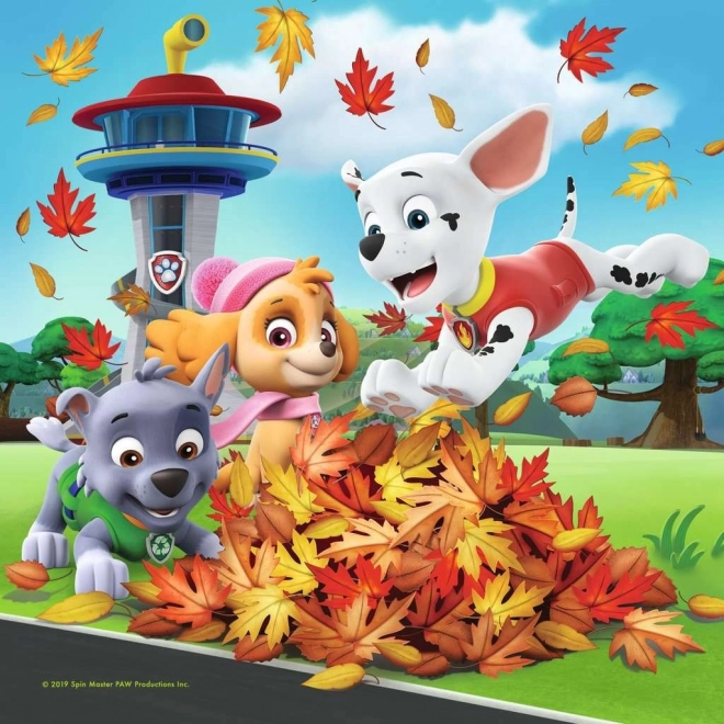 Ravensburger puzzle Psići u ophodnji 3x49 dijelova