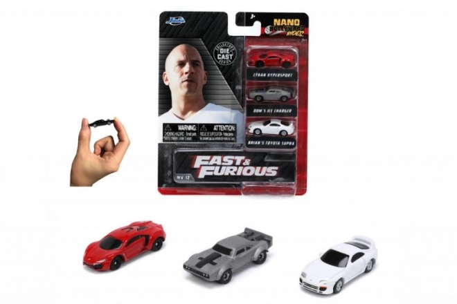 Brzi i žestoki set tri nano automobila