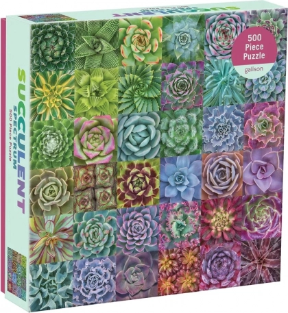 puzzle šareni sukulenti 500 dijelova GALISON