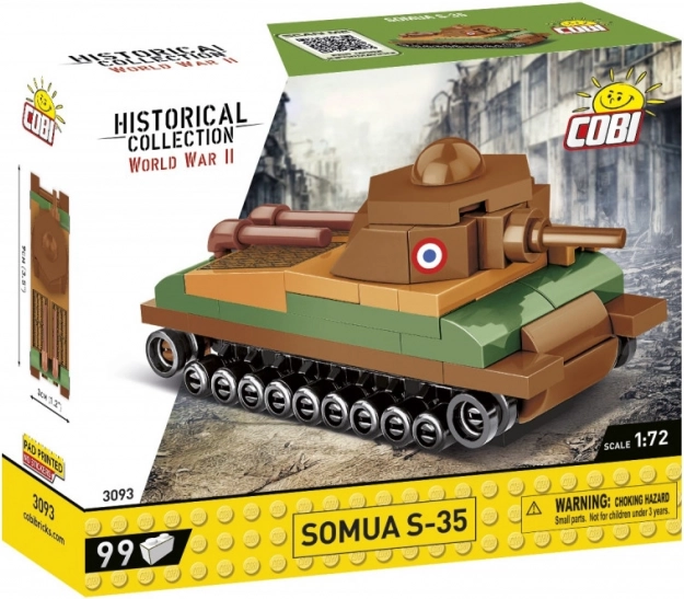 Konstruktorski set COBI Historical Collection Somua S-35 1:72
