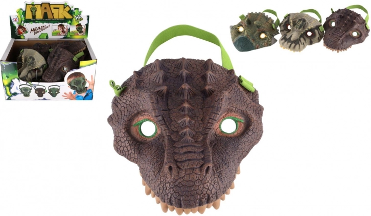 Gumena dinosaurova maska za karneval