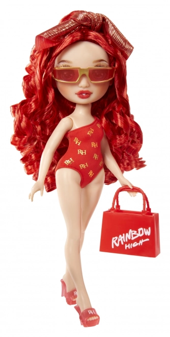 Stilska plivačka lutka Rainbow High Ruby Red