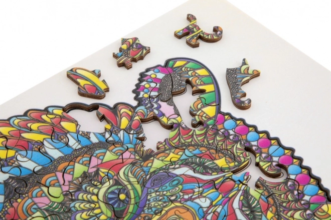 Moxy silueta puzzle tigar 130 dijelova