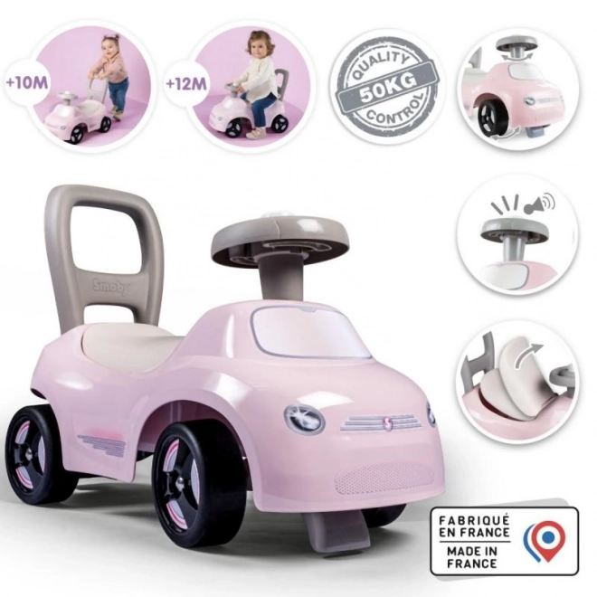 Smoby Guralica Auto Ružové