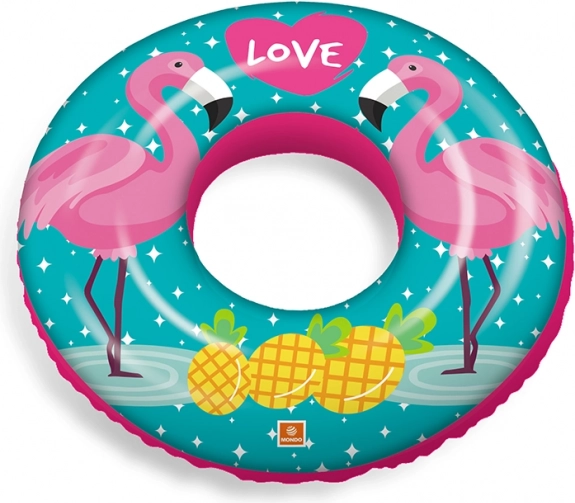 Nafukavajući kolut s flamingosima i džunglom - 50 cm