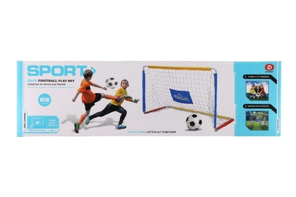 Sklopivi nogometni gol s metalnom mrežom