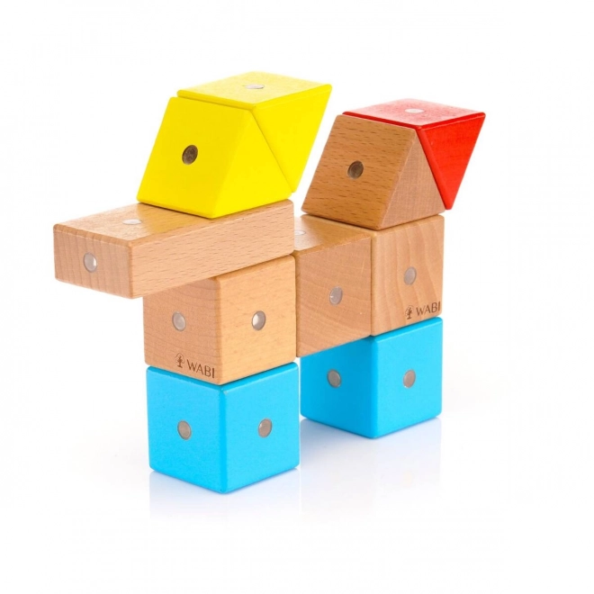 Drvene magnetičke kocke WABI 40 komada