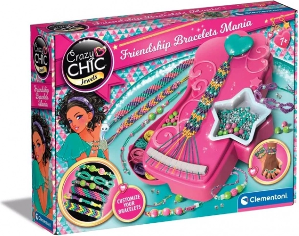 kreativni set crazy chic – izrada narukvica prijateljstva