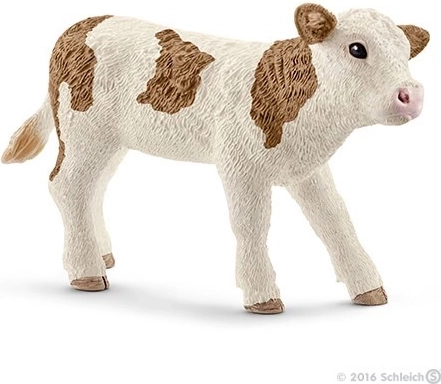 Švicarsko smeđe tele Schleich Farm World