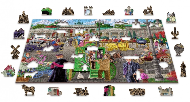 Drvene puzzle s figuricama - Pariški trg u Berlinu