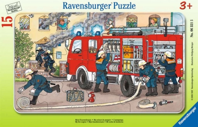 Puzzle 15 dijelova Vatrogasci