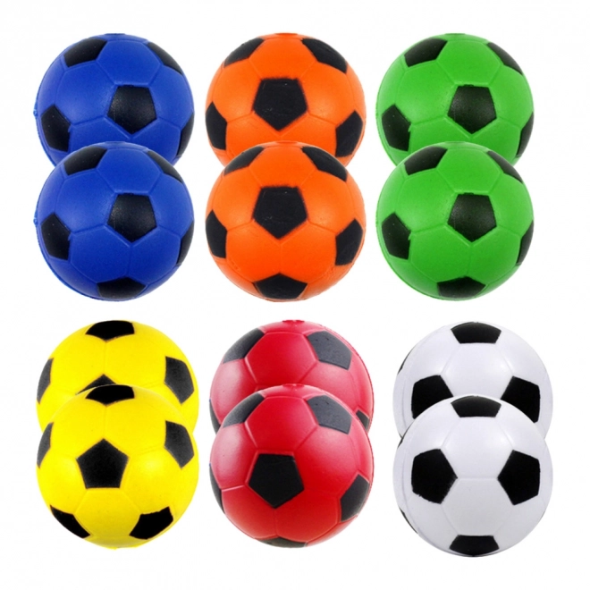 Šarene antistres loptice 6,5 cm - set 12 kom