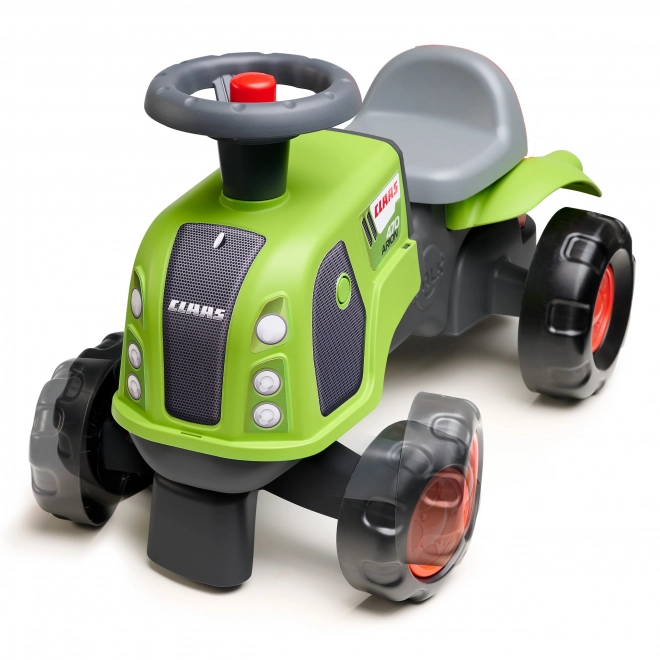 Dječji traktor Falk Claas 470 Arion zeleni s prikolicom i setom za pijesak