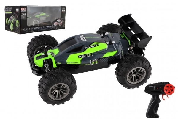 Auto RC Buggy brzine 2,4GHz plastika 25cm na baterije u kutiji 31x14x18cm – Zelena