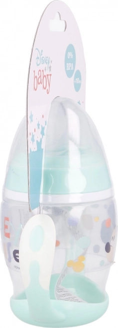 STOR Šalica s ručkama i silikonskim usnikom 270ml Mickey Mouse