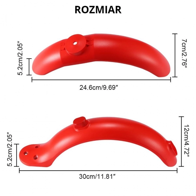 Set blatobrana za romobil Xiaomi M365/PRO - crvena