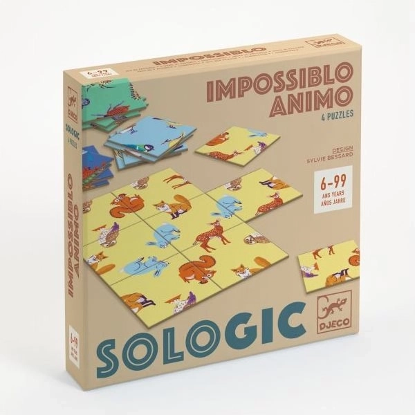 DJECO Logička igra Sologic Impossiblo - Životinje