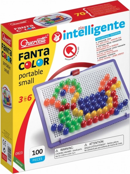 Quercetti Fanta Color prijenosna mozaička igra