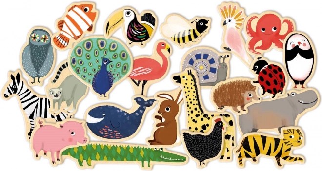 DJECO Magnetičke životinje iz ZOO-a