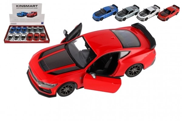 Auto Kinsmart 2024 Ford Mustang Dark Horse 1:38 kov/plast 12,5cm 4 boje na povratni pogon 12kom u kutiji