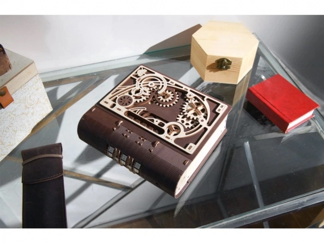 Ugears 3D drvene mehaničke puzzle Knjiga tajni