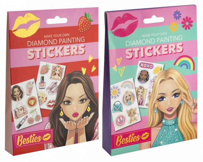 Dijamantno slikanje Besties - naljepnice