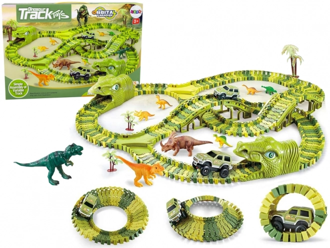 Fleksibilna dinosaurov autodruma 240 komada