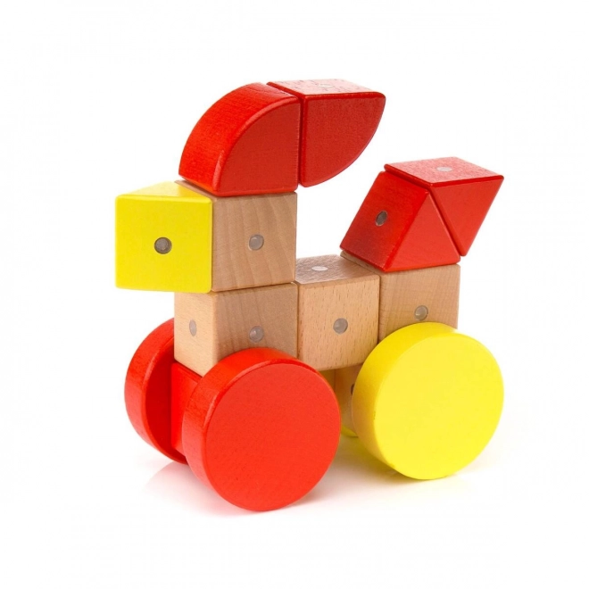Drvene magnetičke kocke WABI 40 komada