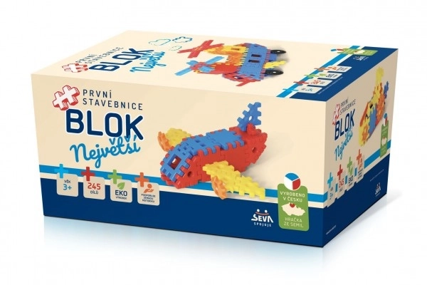 Konstrukcijski set BLOK Najveći plastični set