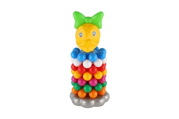 Složena piramida s prstenovima plastika 26cm u mrežici 12m+
