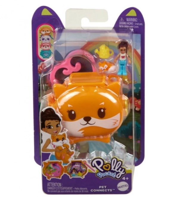 Polly Pocket prijenosni set s lutkicom i rakunom