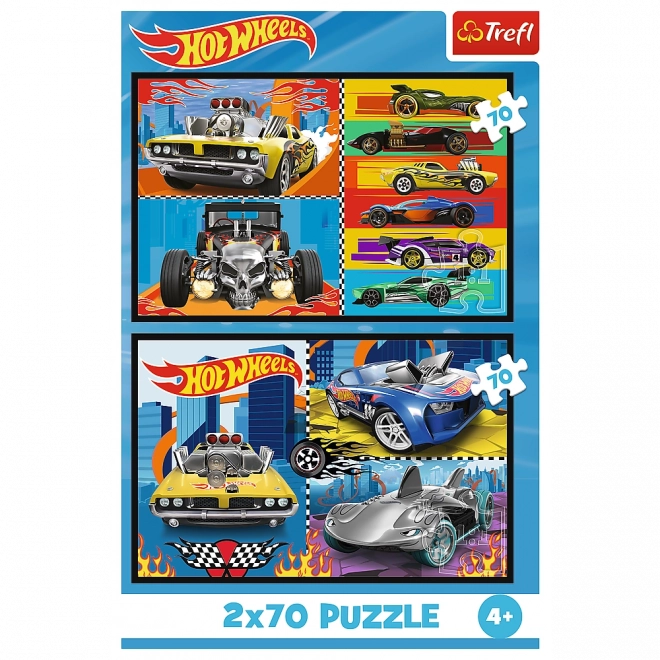 Slagalica 2x70 Automobili Hot Wheels